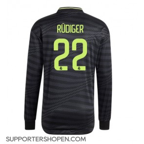 Real Madrid Antonio Rudiger #22 Tredje Matchtröja 2022-23 Långärmad